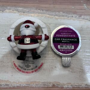 Bath and Body Works Santa Car Visor Clip Vent Clip